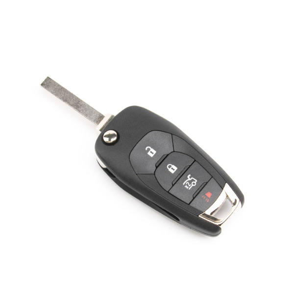 Universal Chevrolet 4 button key shell